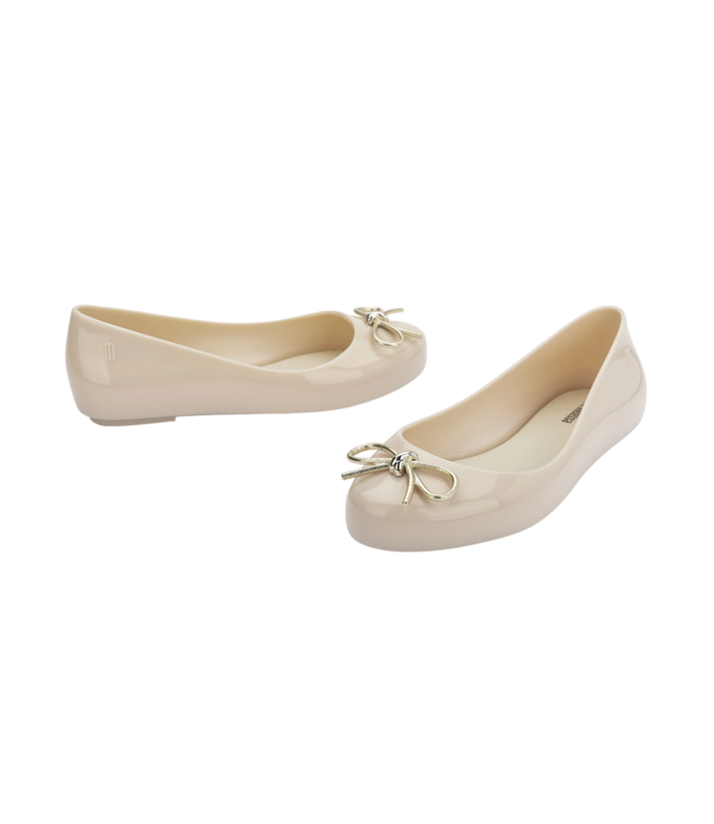 Beige/Gold Sweet Love Chrome Flat