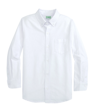 THE Basics White Button Down Oxford Shirt