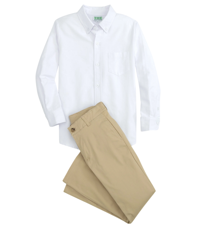 White Button Down Oxford Shirt