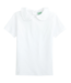 THE Basics White S/S Peter Pan Collar Shirt - Girls