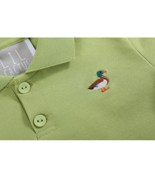 Sage Green Mallard Polo Shirt