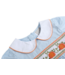 Light Blue Pumpkin Vine Smocked Dress