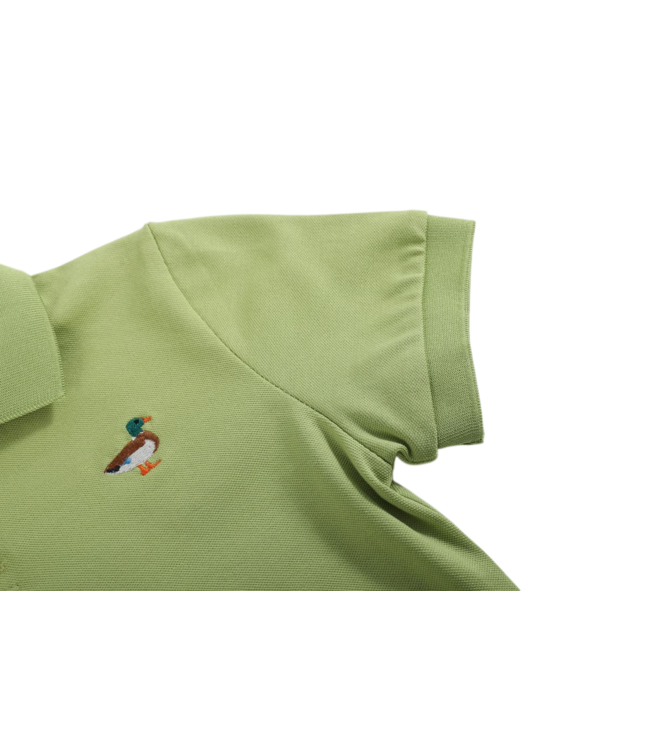 Sage Green Mallard Polo Shirt