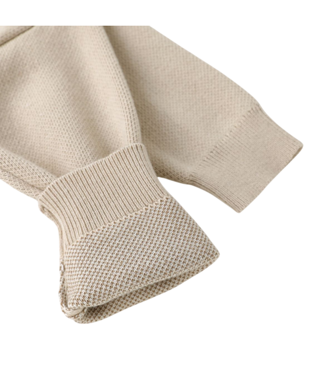 Sand Beige Football Sweater