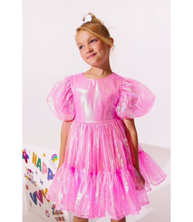 Crystal Pink Hologram Dress