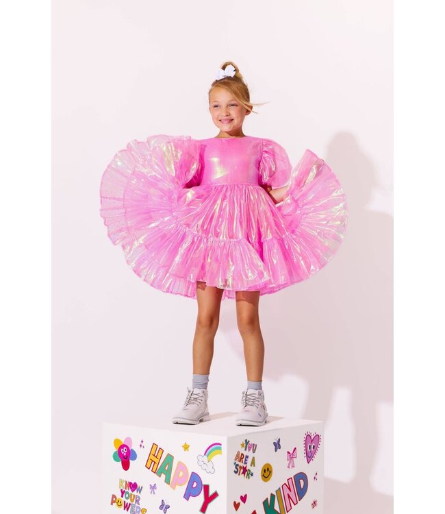 Crystal Pink Hologram Dress