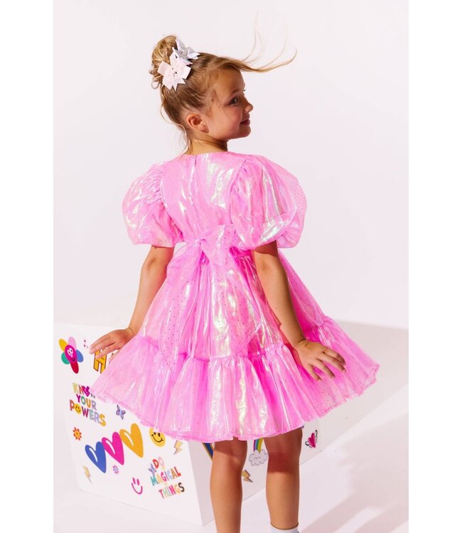 Crystal Pink Hologram Dress