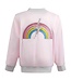 Rainbow Flash Satin Bomber