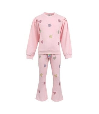 Lola & the Boys Pink Crystal Hearts Set