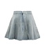 Sparkle Bows Denim Pleated Skirt