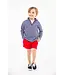 Nantucket Navy Stripe with Richmond Red Stork Prepletic Hayword Half-Zip