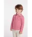 Little English Boys Red Stripe Long Sleeve Polo Shirt