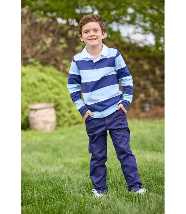 Varsity Stripe Rugby Polo