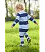 Little English Varsity Stripe Rugby Polo Romper