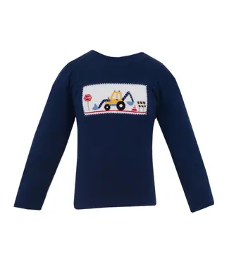 Anavini Navy Excavator T-Shirt