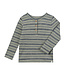 Me & Henry Sage Ribbed Stripe Henley Shirt