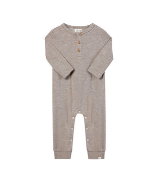 Me & Henry Beige Mason Henley Romper