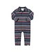 Kingston Chambray Stripe Polo Romper