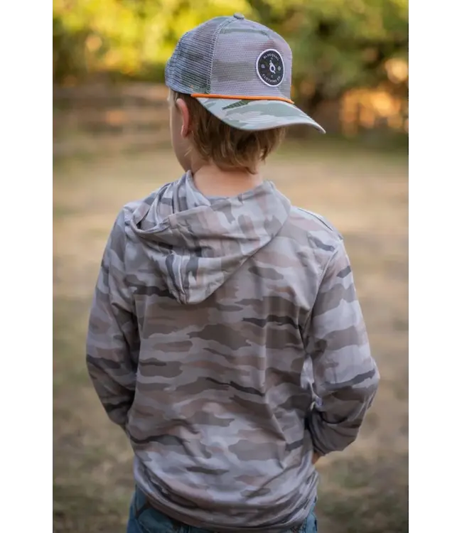 BlueQuail Classic Camo Lightweight Performance Hoodie