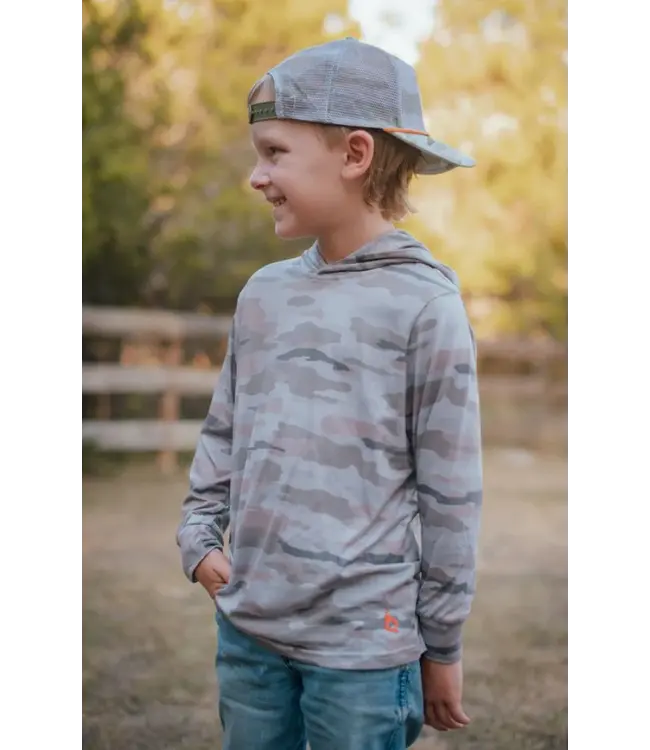 BlueQuail Classic Camo Lightweight Performance Hoodie