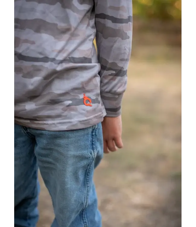 BlueQuail Classic Camo Lightweight Performance Hoodie