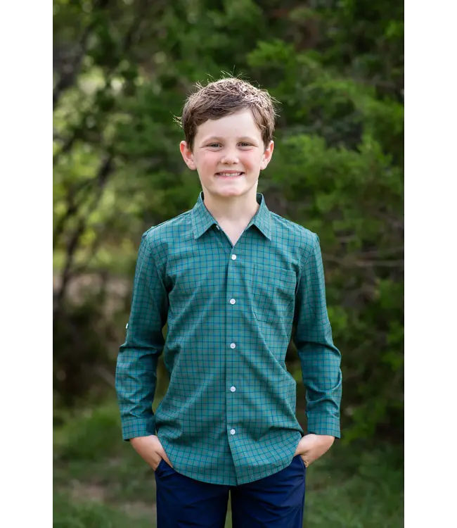 BlueQuail Holiday Tattersall Long Sleeve Shirt