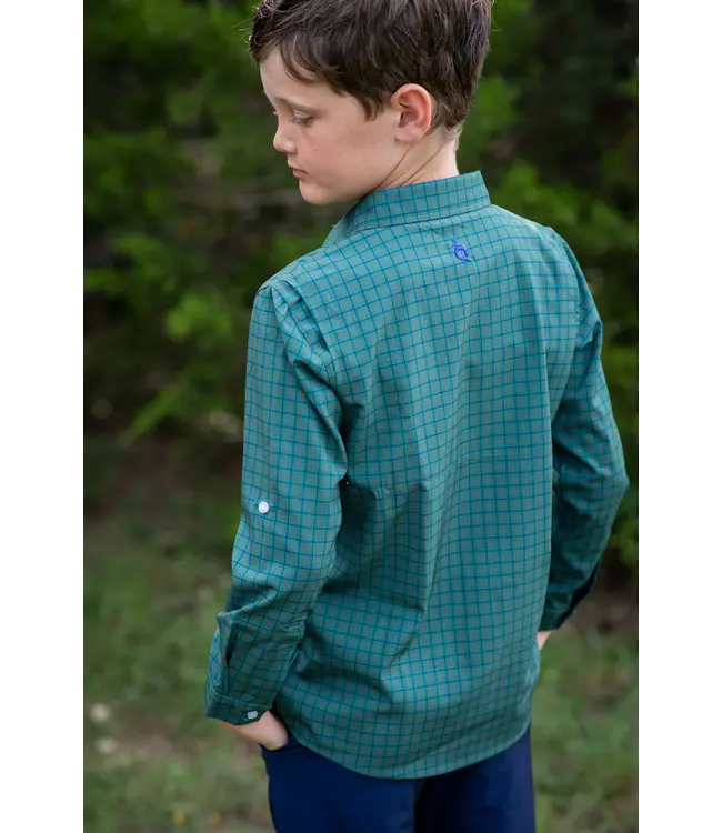 BlueQuail Holiday Tattersall Long Sleeve Shirt