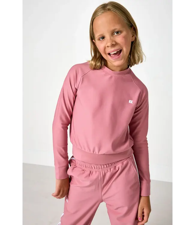 Courtside Kids Girls Dusty Pink Crewneck
