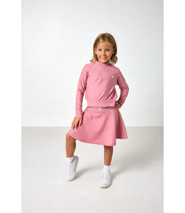 Courtside Kids Girls Dusty Pink Crewneck