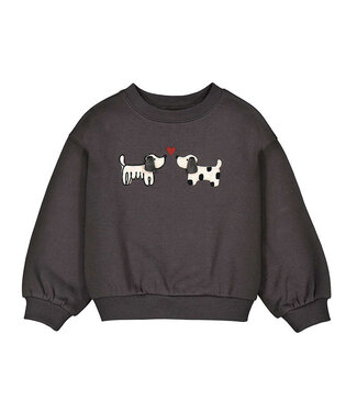 Mayoral Dark Grey Dog Sweater