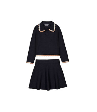 Mayoral Black Skirt Set