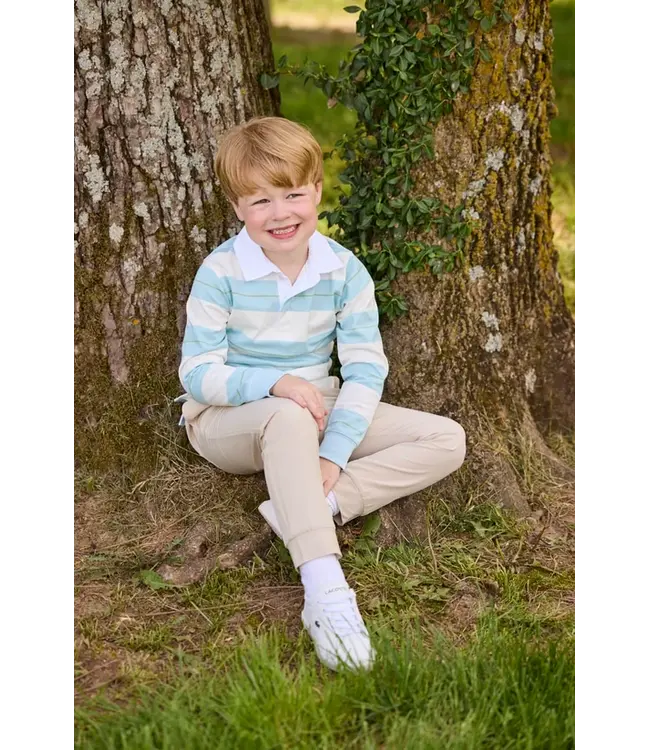 Little English Fondren Stripe Rugby Polo Shirt