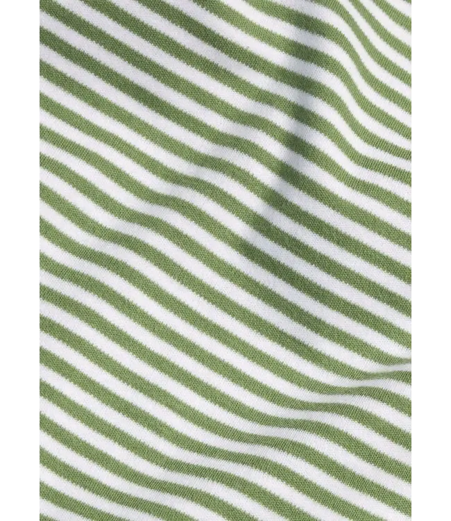 Little English Watercress Stripe Long Sleeve Polo