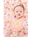 Seashore Sherbet Gingham Pumpkin Burp Me Bib