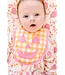 Seashore Sherbet Gingham Pumpkin Burp Me Bib