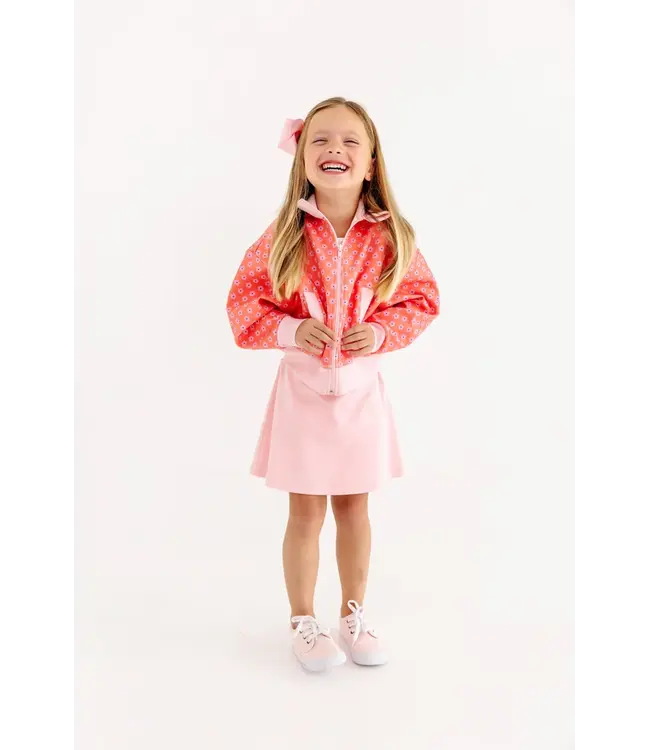 Beaufort Bonnet Prepletic Jules Jacket Mill Street Manor Mini Floral with Sandpearl Pink