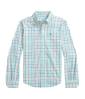 Southern Tide Persian Green Tradewind Tattersal Sportshirt