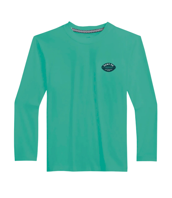 Southern Tide Persian Green Long Sleeve Helmet T-Shirt