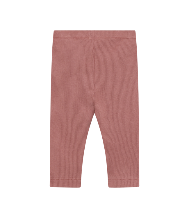 Minymo Burlwood Brown Rib Legging