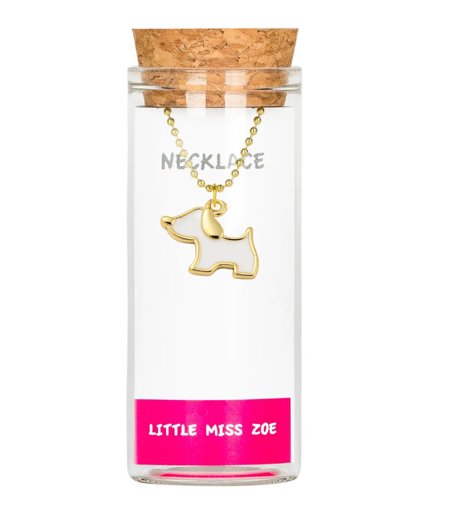 Little Miss Zoe Charming Necklace in a Bottle