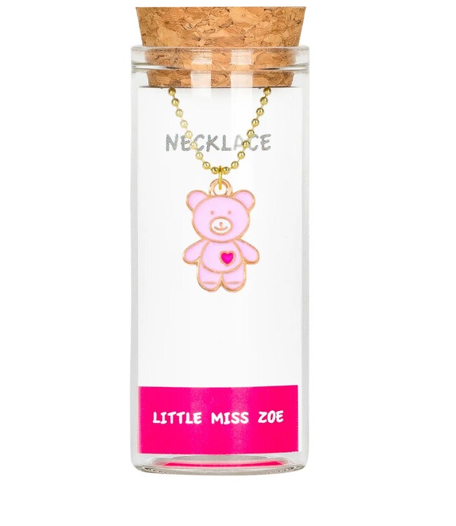 Little Miss Zoe Charming Necklace in a Bottle