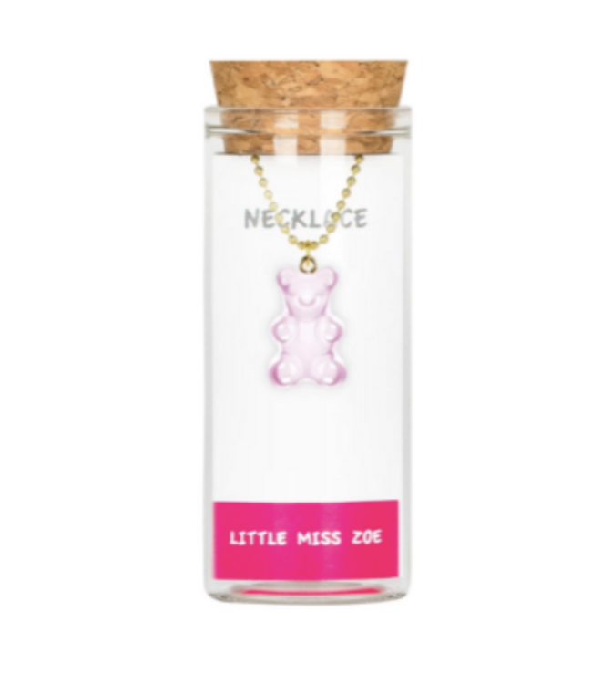 Little Miss Zoe Charming Necklace in a Bottle