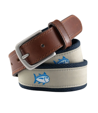 Southern Tide Sandstone Khaki Skipjack Ribbon Belt
