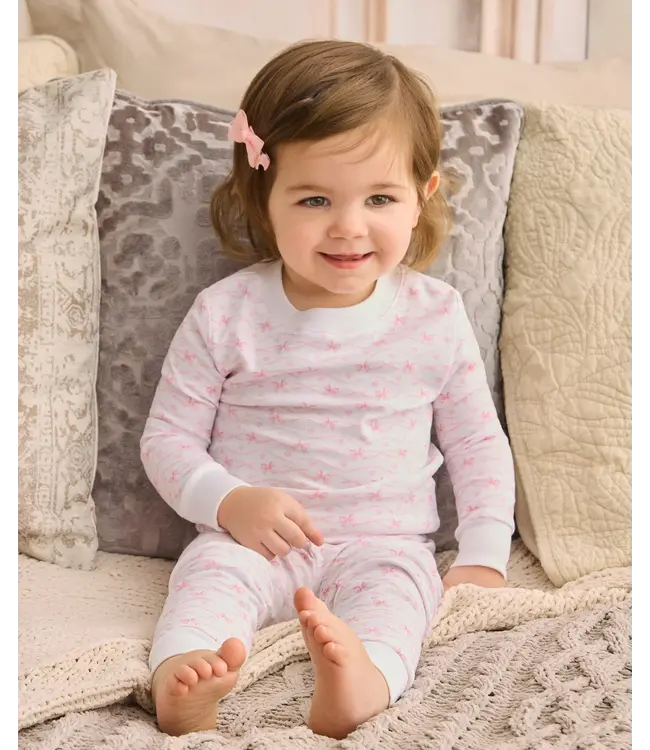 Kissy Kissy Pink Baby Bows PJ Set