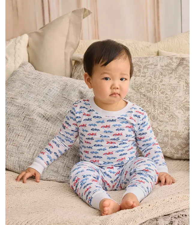 Kissy Kissy Speedy Racecars Pajama Set