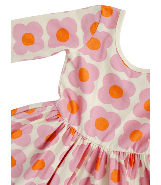 Good Apples Kids Pink Flower Power Dress
