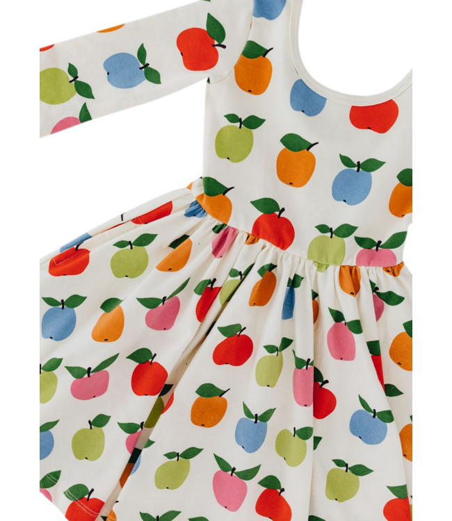 Good Apples Kids Apples 3/4 Sleeve Twirl Dress