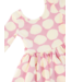 Good Apples Kids Pink Pebble 3/4 Sleeve Twirl Dress