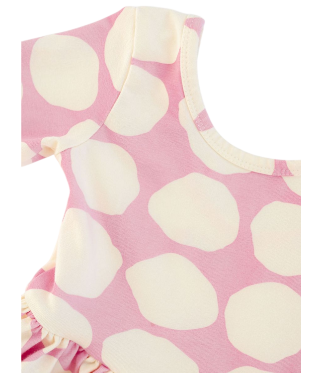 Good Apples Kids Pink Pebble 3/4 Sleeve Twirl Dress
