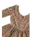 Good Apples Kids Crimson Floral 3/4 Sleeve Twirl Dress